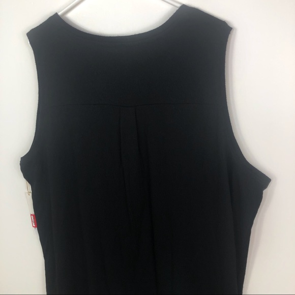 NWT Caslon | Plus Size Roundneck Drape Tank Top - Picture 8 of 10